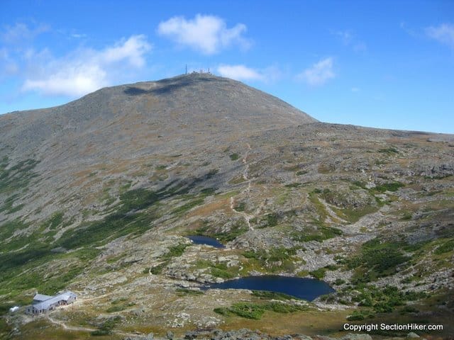 Mt Washington, Tarns, and Lake of the Clouds Hut