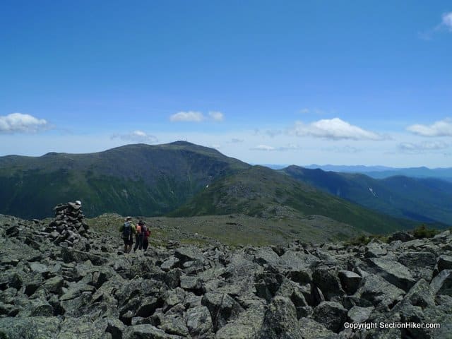 Mt Washington and the Southern Presidentials (right)