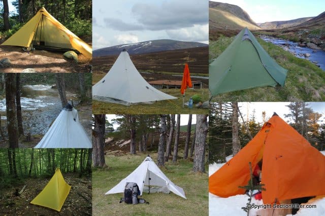 Ultralight Pyramid Shelters