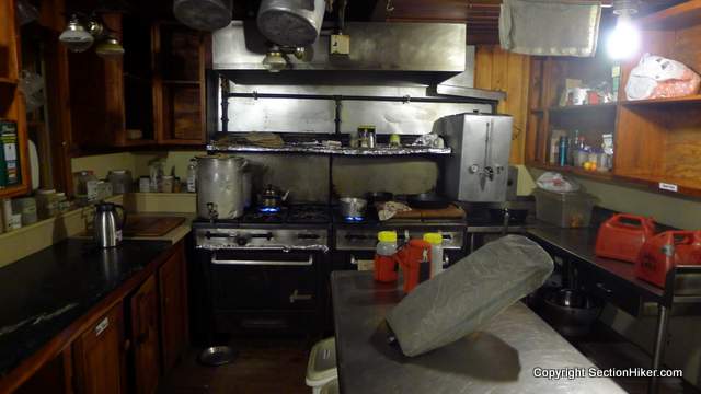 Zealand Falls Hut Kitchen