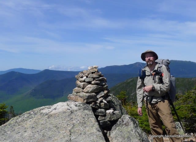 Philip at the summit of Mt Bond