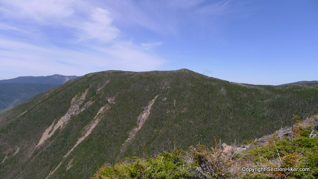 West Bond Mountain seen from the ledges on Bondcliff