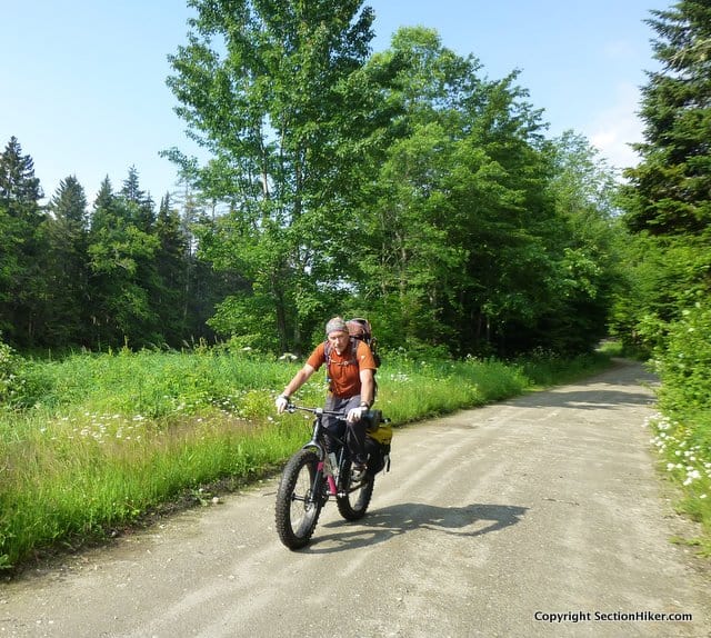 Ken rode a fat tire mountain bike on this trip, while I opted for a gravel bike