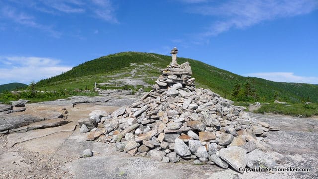 Cairn at Bald Knob below South Baldface