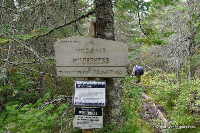 Wild River Wilderness Sign