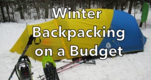 Winter backpacking on a budget