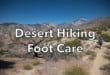 Desert Hiking Foot Care