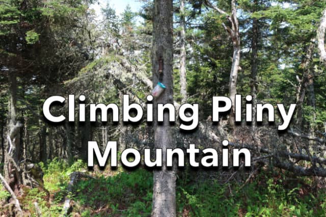 Climbing Pliny Mountain