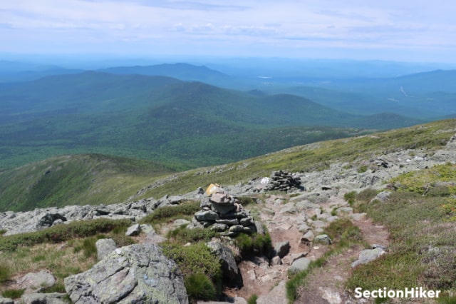 Hiking back down the Jewell Trail