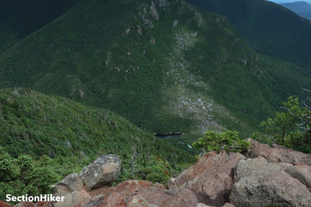 Looking down into Carter Notch from the Wildcat A viewpoint