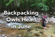 Backpacking Owls Head Mountain in June